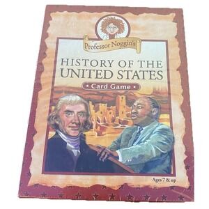 Professor‎ Noggin's Educational Card Game #29 History of the United States New!
